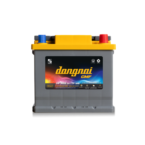  Ắc quy khô miễn bảo dưỡng Đồng Nai CMF DIN50 [LN1] - 12V - 50Ah 