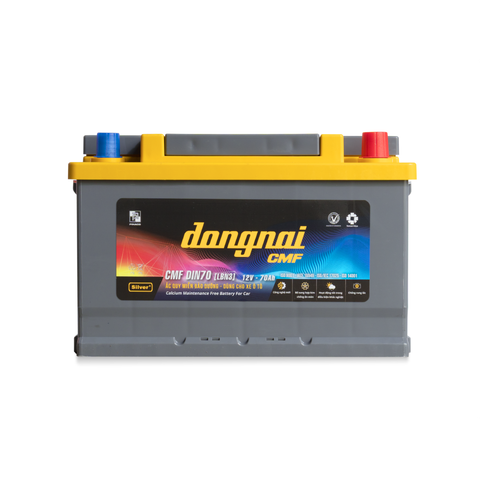  Ắc quy khô miễn bảo dưỡng Đồng Nai CMF DIN70 [LBN3]- 12V - 70Ah 