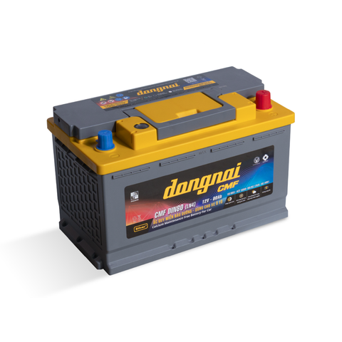  Ắc quy khô miễn bảo dưỡng Đồng Nai CMF DIN80 [LN4] - 12V - 80Ah 