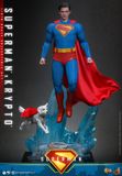 [ĐẶT TRƯỚC] HOT TOYS EXCLUSIVE MMS812 : Superman™ - Superman™ & Krypto™ 1/6th scale Collectible Set