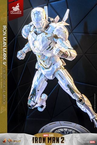 [ĐẶT TRƯỚC] HOT TOYS EXCLUSIVE - MMS830D76 - Iron Man 2 Iron Man Mark IV (Sub-Zero Fractal Armor) 1/6 Collectible Figure