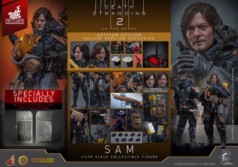 [ĐẶT TRƯỚC] HOT TOYS Exclusive VGM77AE  -Death Stranding 2: On the Beach Sam (Artisan Edition Deluxe Version) 1/6th Collectible Figure