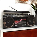  Radio Cassette ANTRA EL- 149 BT bắt sóng khỏe, nghe nhạc qua Bluetooth, thẻ nhớ, USB, ghi âm tặng 1 Băng Casset 