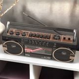  Radio Cassette ANTRA EL- 149 BT bắt sóng khỏe, nghe nhạc qua Bluetooth, thẻ nhớ, USB, ghi âm tặng 1 Băng Casset 