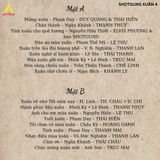  Bộ Sưu Tập Băng Nhạc Album Nhạc Xuân Shotguns 1,2,3,4,5 - Nhạc Hay Trước 1975 - Băng 90p Thu Theo Yêu Cầu. 