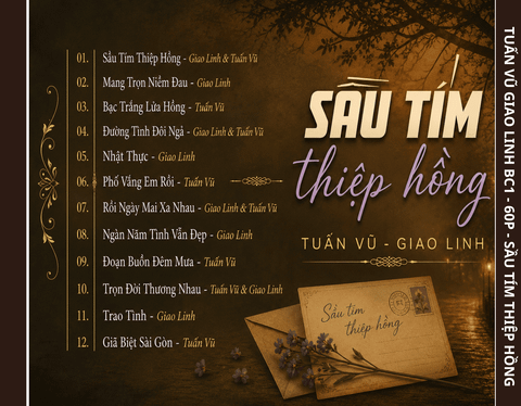  Băng Cối Song Ca Tuấn Vũ - Giao Linh | Tuyển Chọn Những Ca Khúc Hay Nhất | Băng 7 Inch | 2 Track - 4 Track 