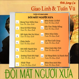  Đĩa CD Tuấn Vũ Giao Linh - Album Đôi Mắt Người Xưa 