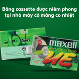  Băng Cassette Trắng Maxell 60 Phút, Xuất Xứ Indonesia, Chất Lượng Cao Cấp, Copy Nhạc Theo Yêu Câu 