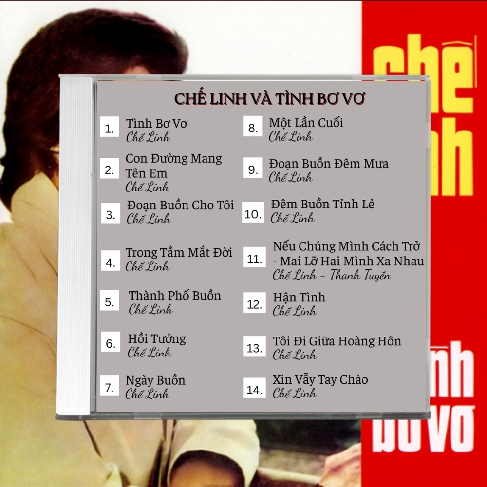  Đĩa CD Chế Linh Và Tình Bơ Vơ 