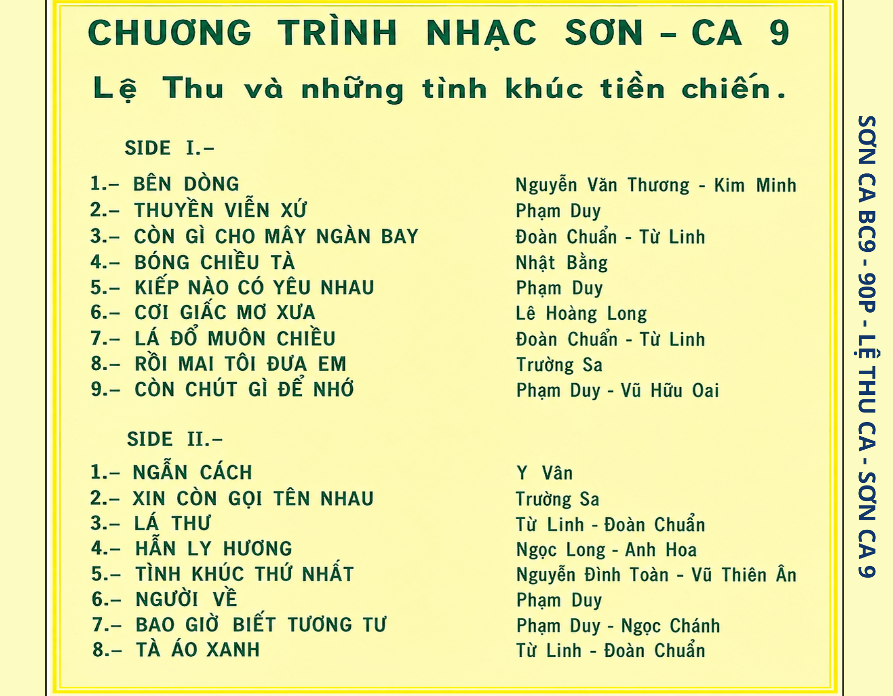  Băng Cối Sơn Ca 5 - 7 | Khánh Ly - Lệ Thu - Giao Linh - Phương Dung | Băng Cối 7 Inch | 90 Phút 