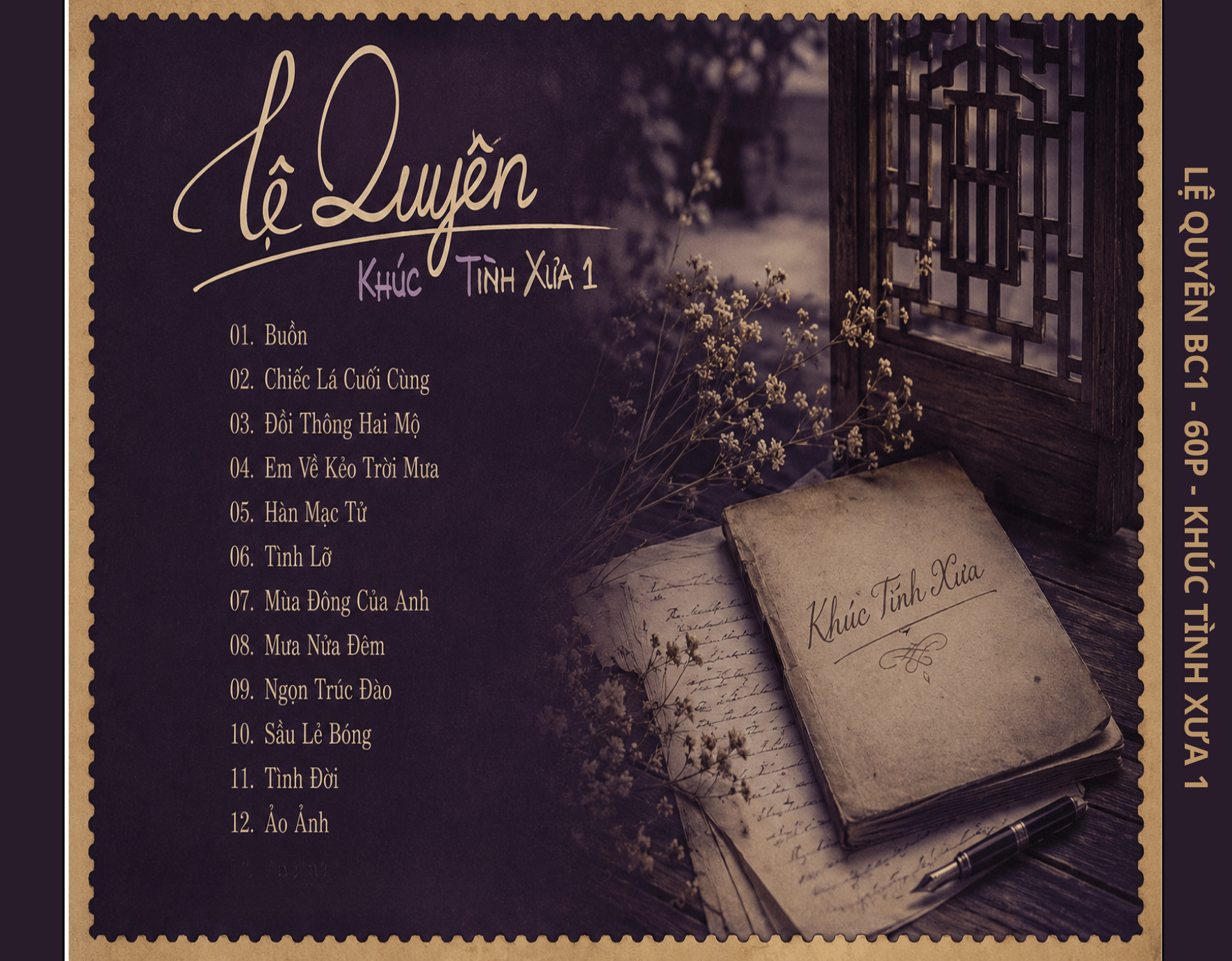  Băng Cối Lệ Quyên - Khúc Tình Xưa | Nhạc Trữ Tình Bolero | Băng Cối 7 Inch | 2 Track - 4 Track | Băng 60p 