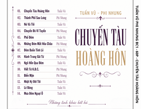  Băng Cối Tuấn Vũ - Phi Nhung | Băng Cối 7 Inch | Dây Băng Mỹ | 2 Track - 4 Track | 60 - 90 Phút 