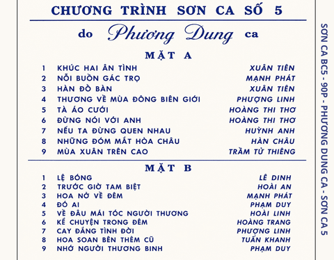  Băng Cối Sơn Ca 5 - 7 | Khánh Ly - Lệ Thu - Giao Linh - Phương Dung | Băng Cối 7 Inch | 90 Phút 