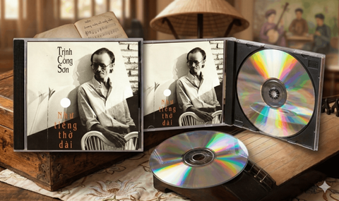  Đĩa CD Nhạc Sĩ Trịnh Công Sơn - Như Tiếng Thở Dài - 70 Phút - Thu Chất Lượng, Nhạc Hay, Ấm 