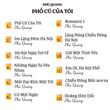  Đĩa CD Nhạc Sĩ Phú Quang - Album Phố Cũ Của Tôi Các Bài Hát Về Hà Nội 