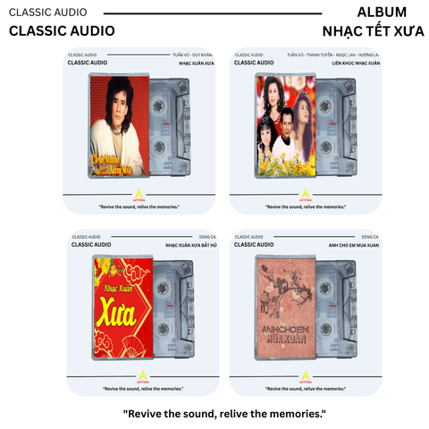  Bộ Sưu Tập Băng Cassette Nhạc Tết Xưa – Những Bài Ca Bất Hủ | Băng Nhạc Zapas 50p | Copy Nhạc Theo Yêu Cầu 