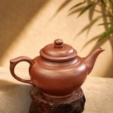  Ấm trà Bình An 220ml – gốm mộc An Thổ Túc 