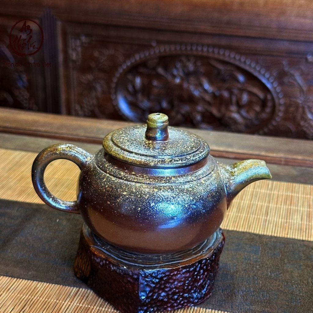  Ấm trà Dáng Mới nung củi hoả biến 280ml – An Thổ Túc 
