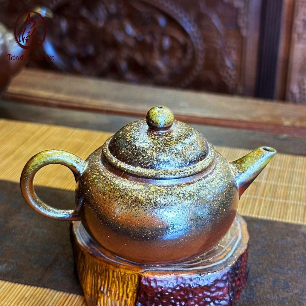  Ấm trà Phi Lai nung củi hoả biến 170ml – An Thổ Túc 
