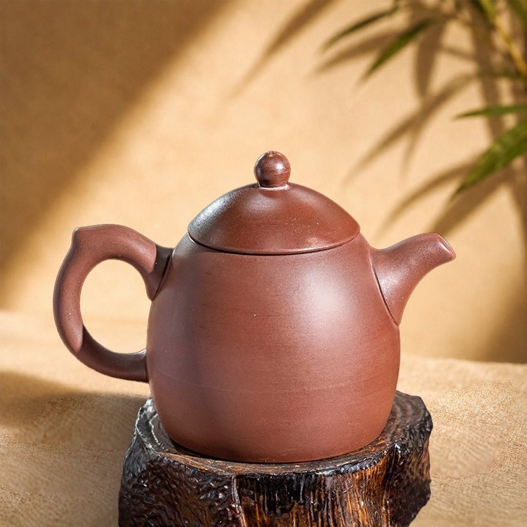  Ấm trà Quả Chuông 230ml – gốm mộc An Thổ Túc 