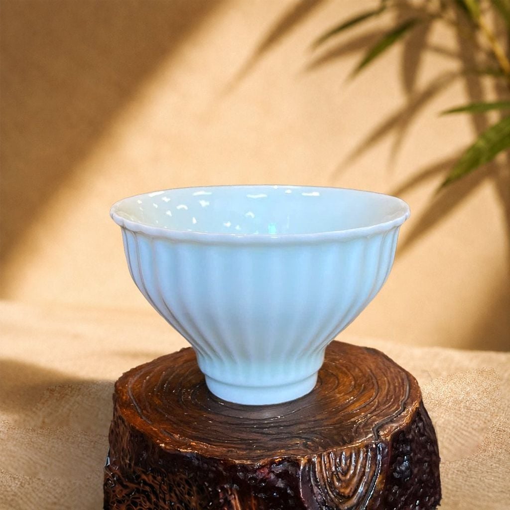  Bộ 6 chén trà Lục Thời Sen men ngọc – An Thổ Túc 