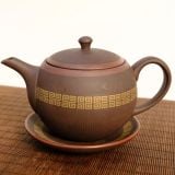  Lục Ẩm Quần Anh – Bộ Ấm Chén Bát Tràng 1 Ấm 5 Chén 6 Đĩa 