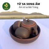  Tử Sa Song Ẩm – Bộ Ấm Chén 1 Ấm 2 Chén 