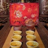  Bộ quà tặng sơn mài Liên Bảo Hoàng Kim – An Thổ Túc 