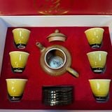  Bộ trà cụ cơ bản An Thổ Túc – ấm, 6 chén, 6 lót, hộp quà 