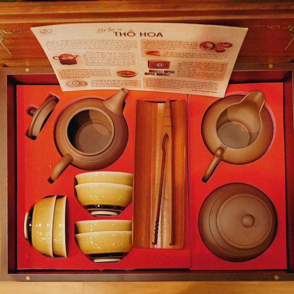  Bộ trà cụ Thổ Hoa cao cấp – An Thổ Túc 