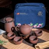  Bộ trà du lịch An Thổ Túc – túi vải, đủ ấm chén mang đi 