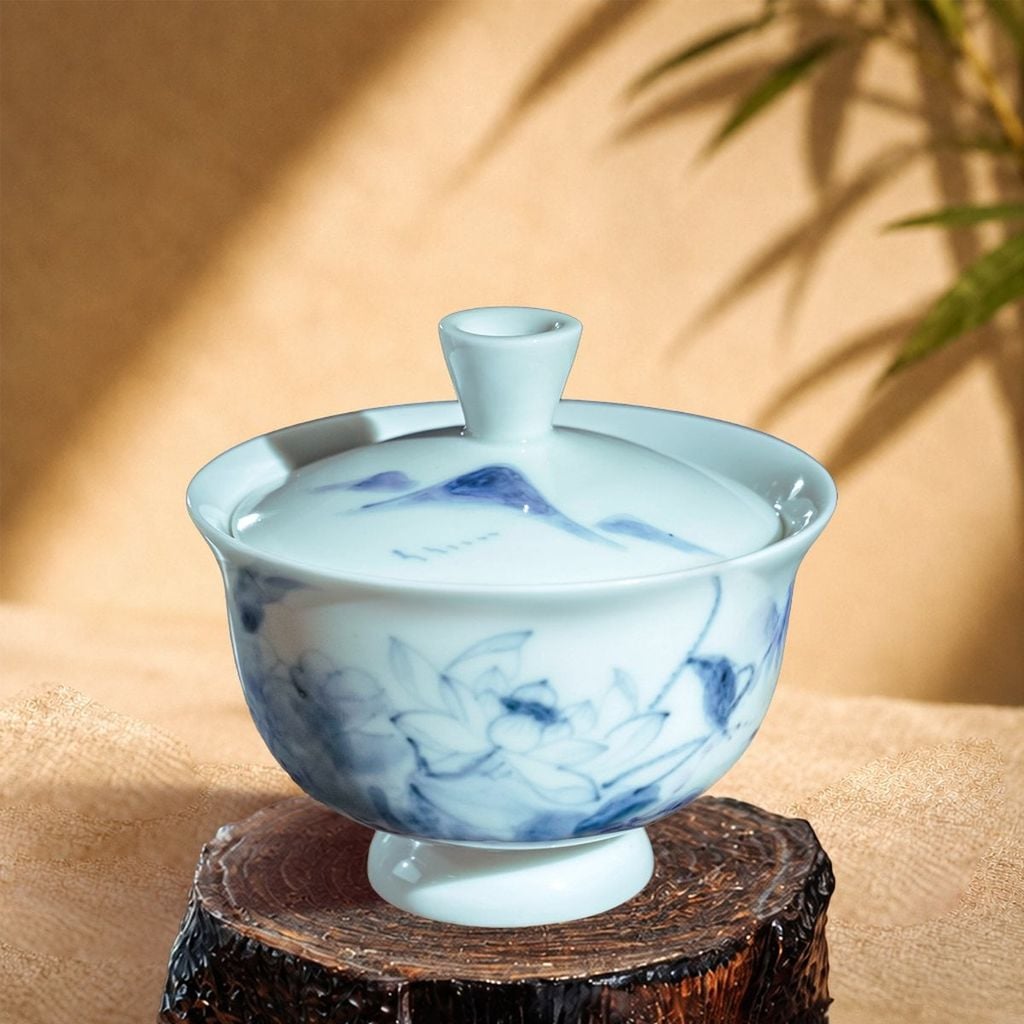  Chén khải sứ vuốt vẽ tay thủ công – An Thổ Túc 