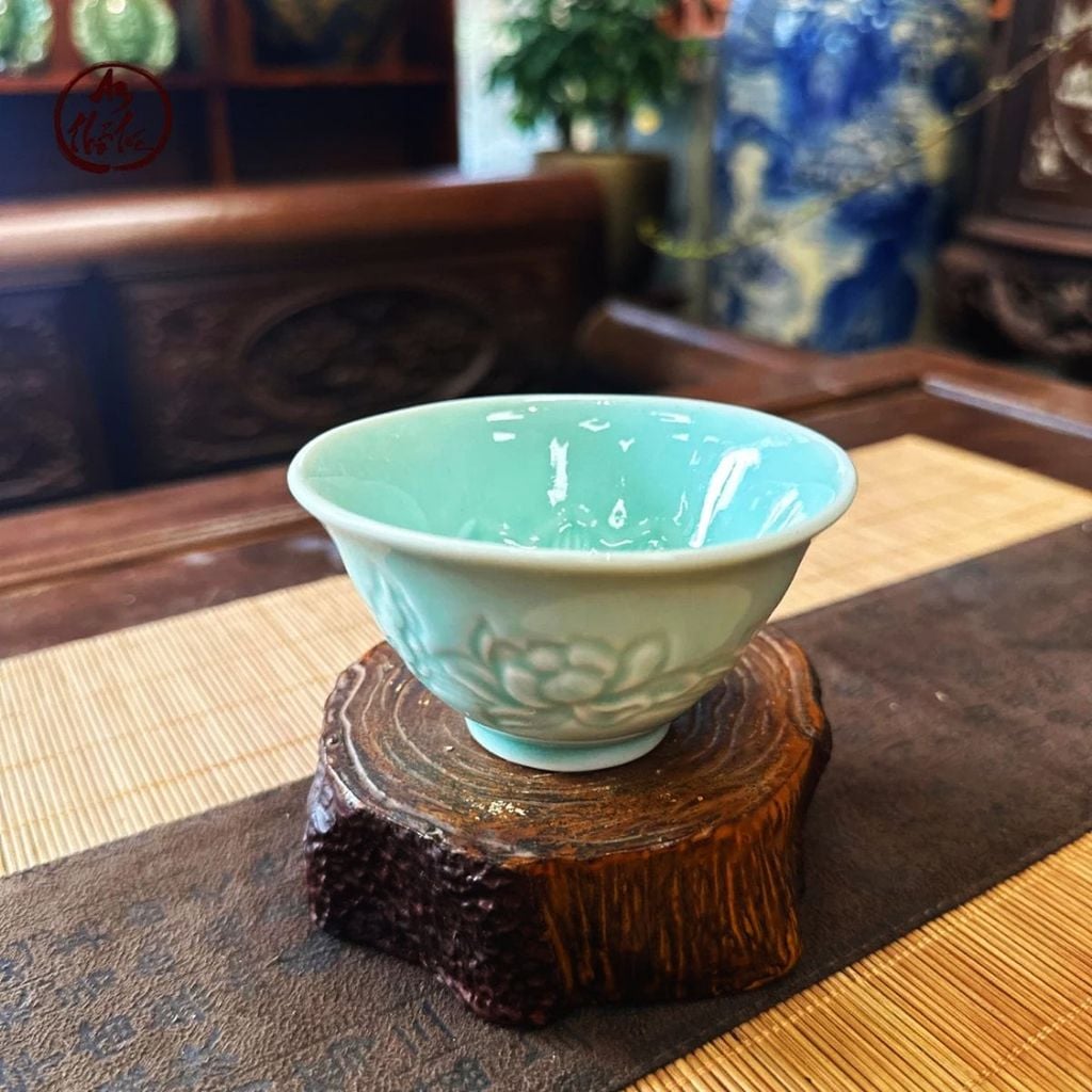  Chén trà sứ An Thổ Túc – men ngọc, men tro cổ, men hoàng lưu ly 