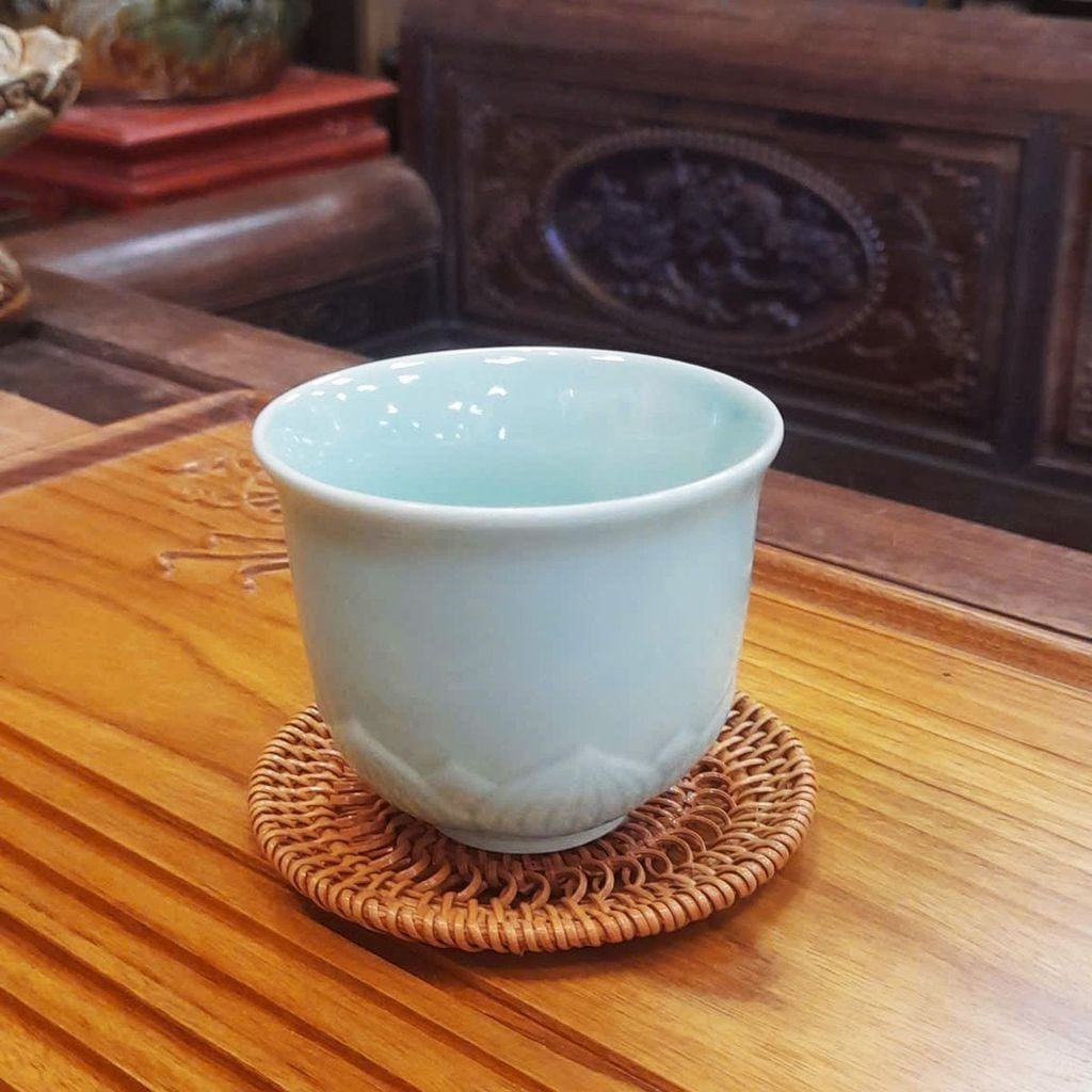  Chén trà sứ An Thổ Túc – men ngọc, men tro cổ, men hoàng lưu ly 