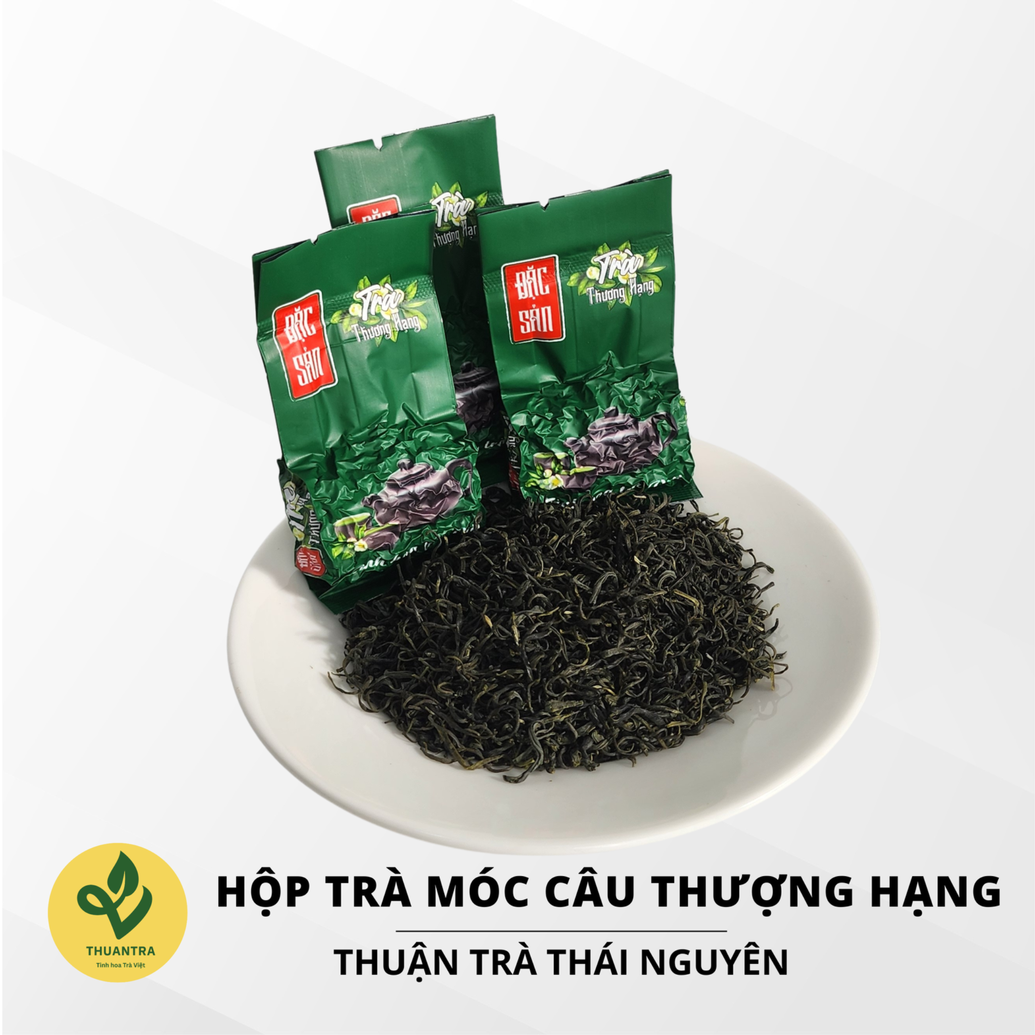  Hộp Trà Móc Câu Thượng Hạng 200G - Travina - Trà Thái Nguyên Cao Cấp Đạt Tiêu Chuẩn VietGap, ISO 