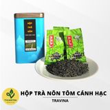  Hộp Trà Nõn Tôm Cánh Hạc 120G - Travina - Trà Thái Nguyên Cao Cấp Đạt Tiêu Chuẩn VietGap, ISO 