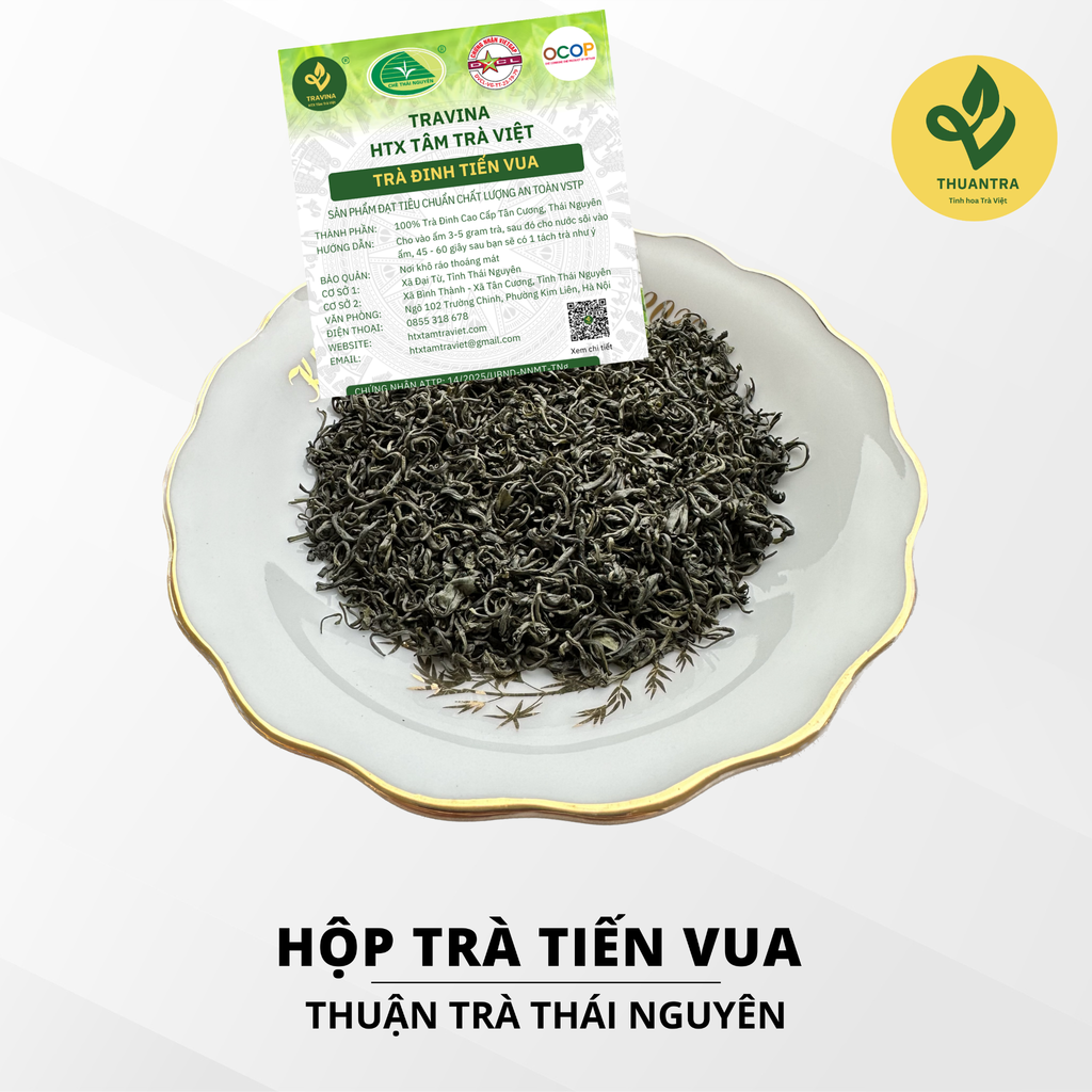  Trà Đinh Tiến Vua Thái Nguyên – Hạng Cao Nhất, Quà Biếu Trang Trọng 