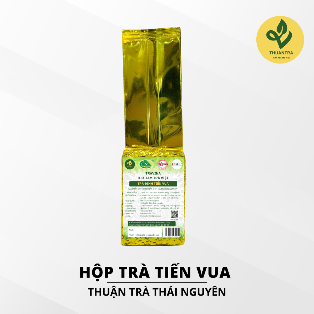  Trà Đinh Tiến Vua Thái Nguyên – Hạng Cao Nhất, Quà Biếu Trang Trọng 