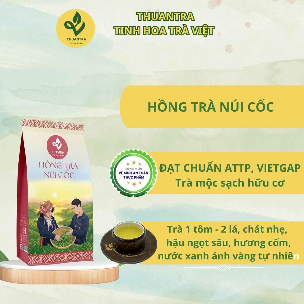  Hồng Trà Núi Cốc – Trà Lên Men Toàn Phần, Vị Ấm Dịu 