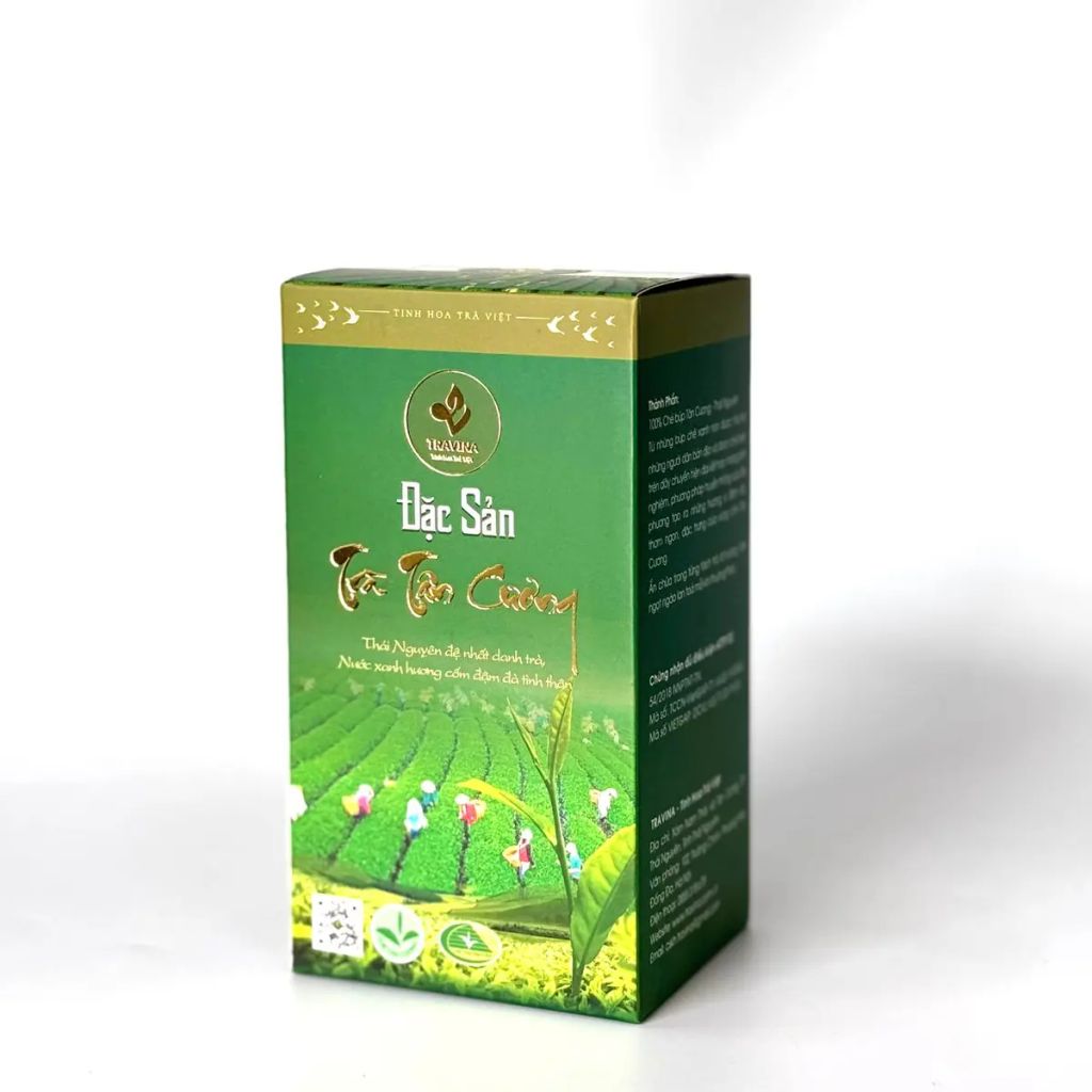  Hộp Trà Xanh Thái Nguyên Đặc Sản 200g - Quà Biếu Tiện Mang 