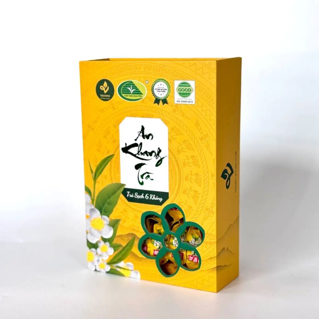  Hộp Trà Đinh Thái Nguyên An Khang Trà 250g – Quà Biếu Cao Cấp 