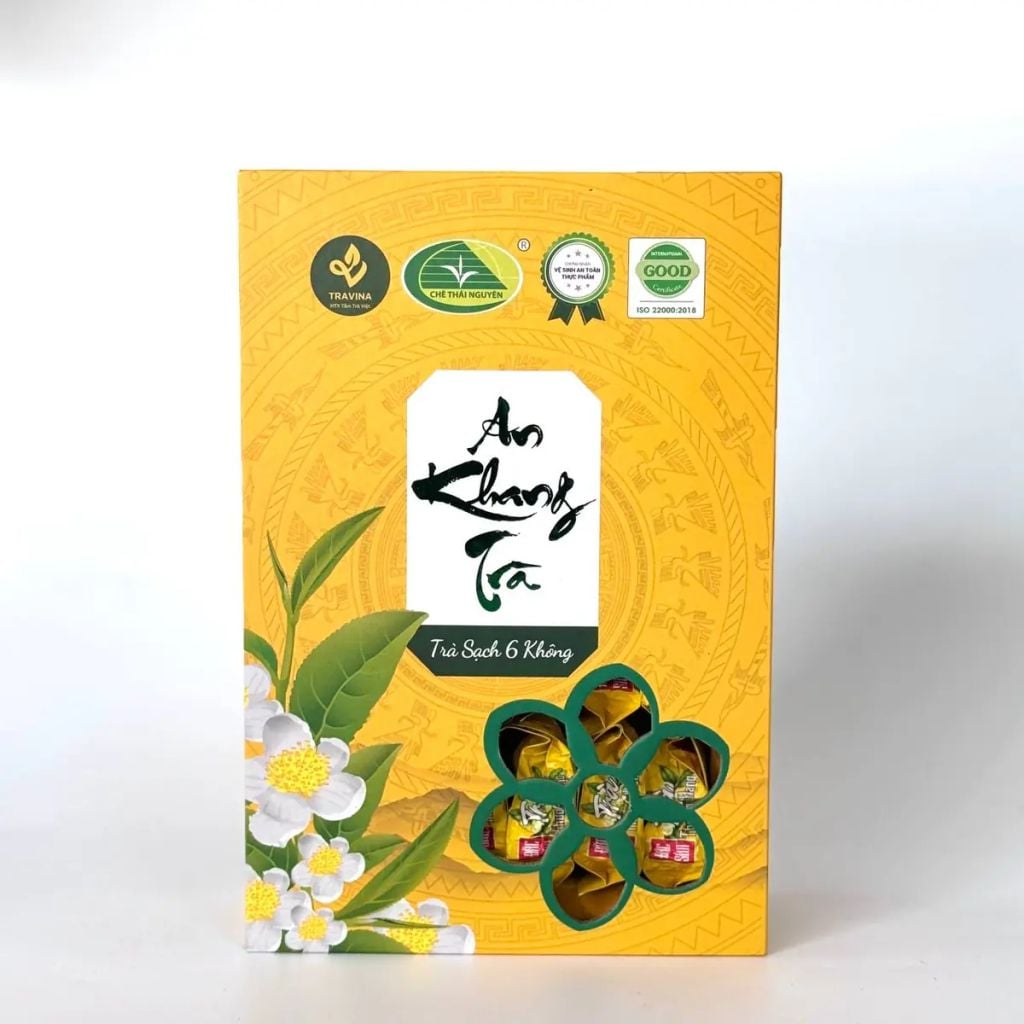  Hộp Trà Đinh Thái Nguyên An Khang Trà 250g – Quà Biếu Cao Cấp 