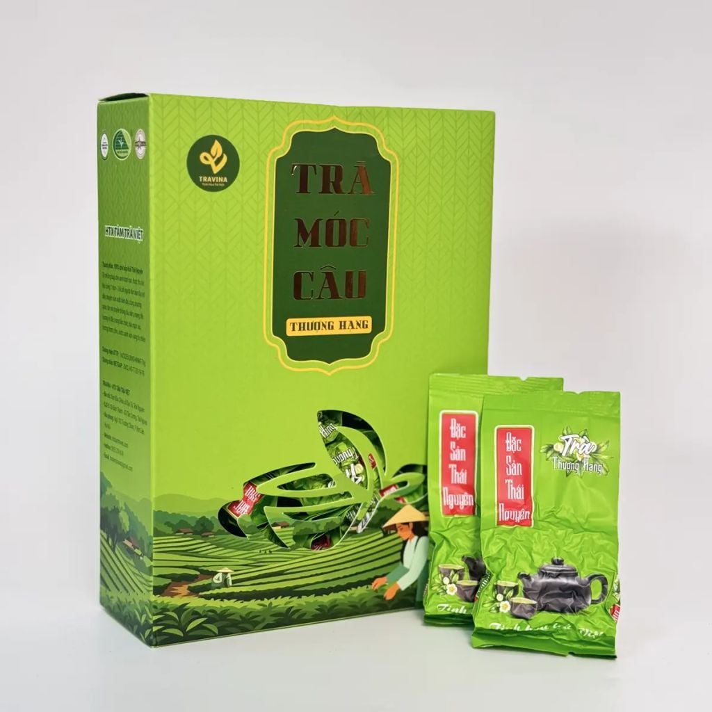  Hộp Trà Móc Câu Thượng Hạng 200g – Hộp Quà Gọn Nhẹ 