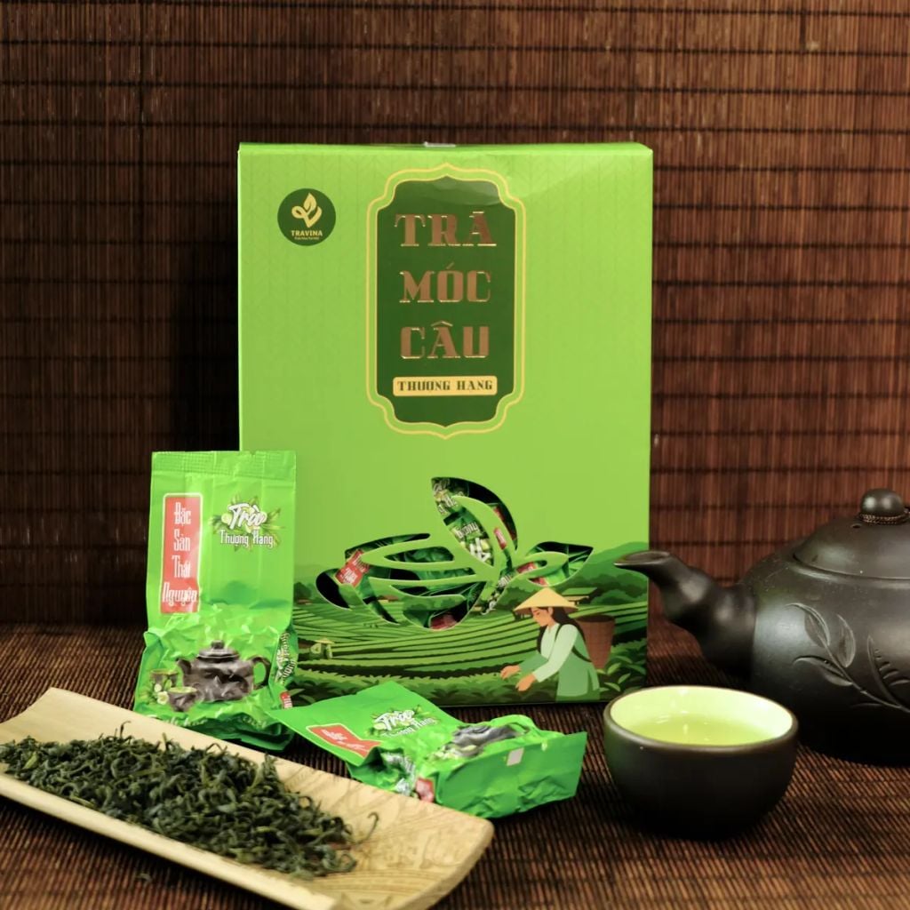  Hộp Trà Móc Câu Thượng Hạng 200g – Hộp Quà Gọn Nhẹ 