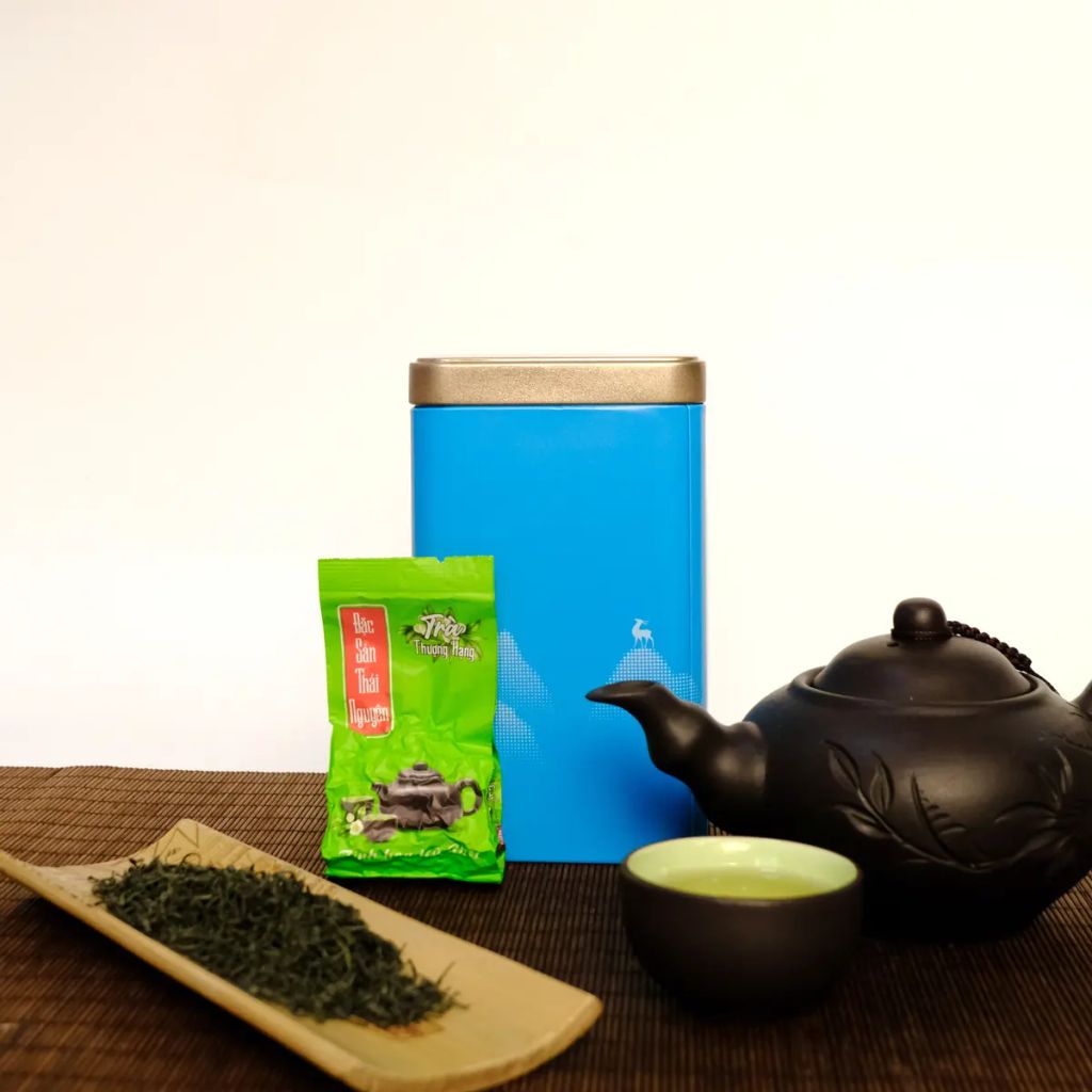  Hộp Trà Nõn Tôm Cánh Hạc 120g – Hộp Quà Nhỏ Gọn 