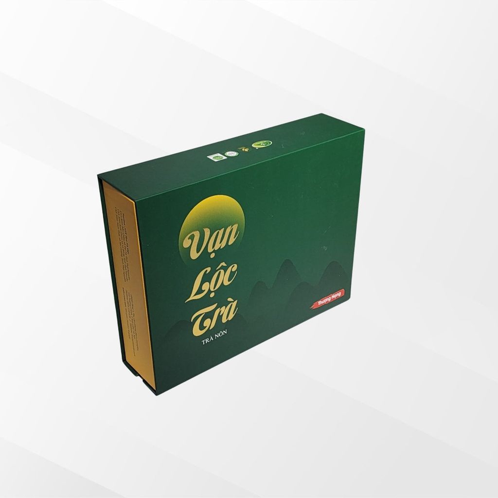  Set Quà Tâm Trà Vạn Lộc – Trà Nõn Tôm Thượng Hạng 
