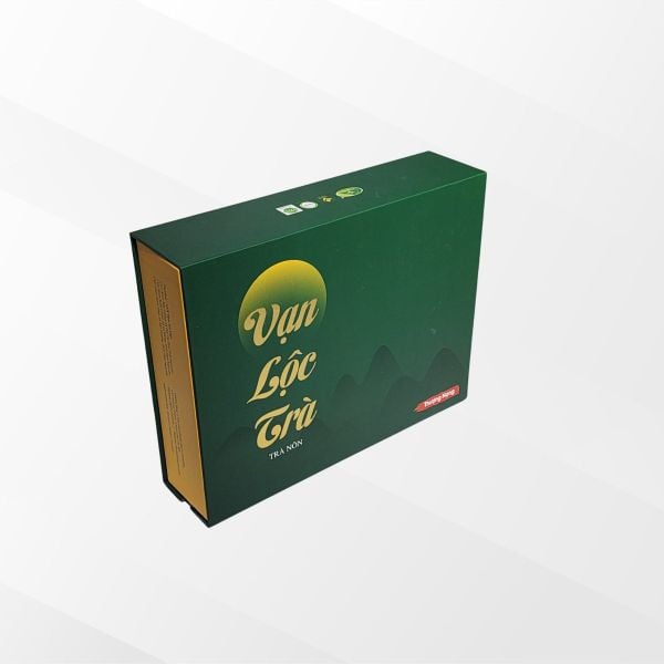 Set Quà Tâm Trà Vạn Lộc – Trà Nõn Tôm Thượng Hạng