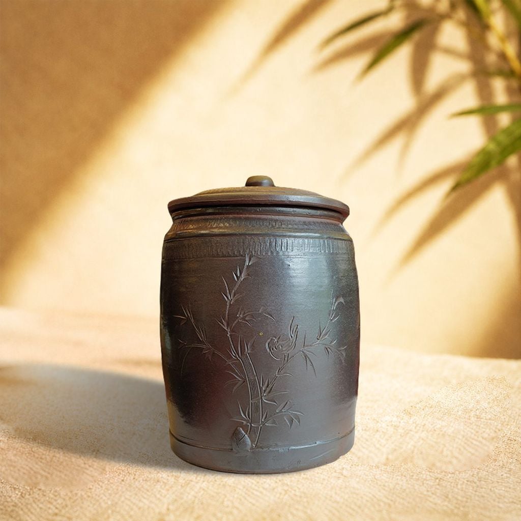  Hũ đựng trà gốm An Thổ Túc – kín khí, giữ hương trà 