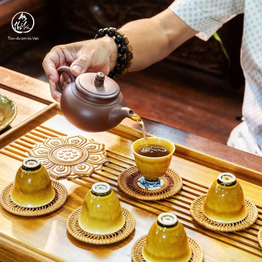  Khay trà gỗ An Thổ Túc – gỗ tự nhiên và cẩm vàng nguyên khối 