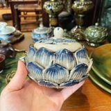  Lư trầm đài sen gốm Bát Tràng – An Thổ Túc 